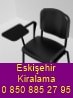 Kolakl siyah seminer form sandalyesi Kiralama